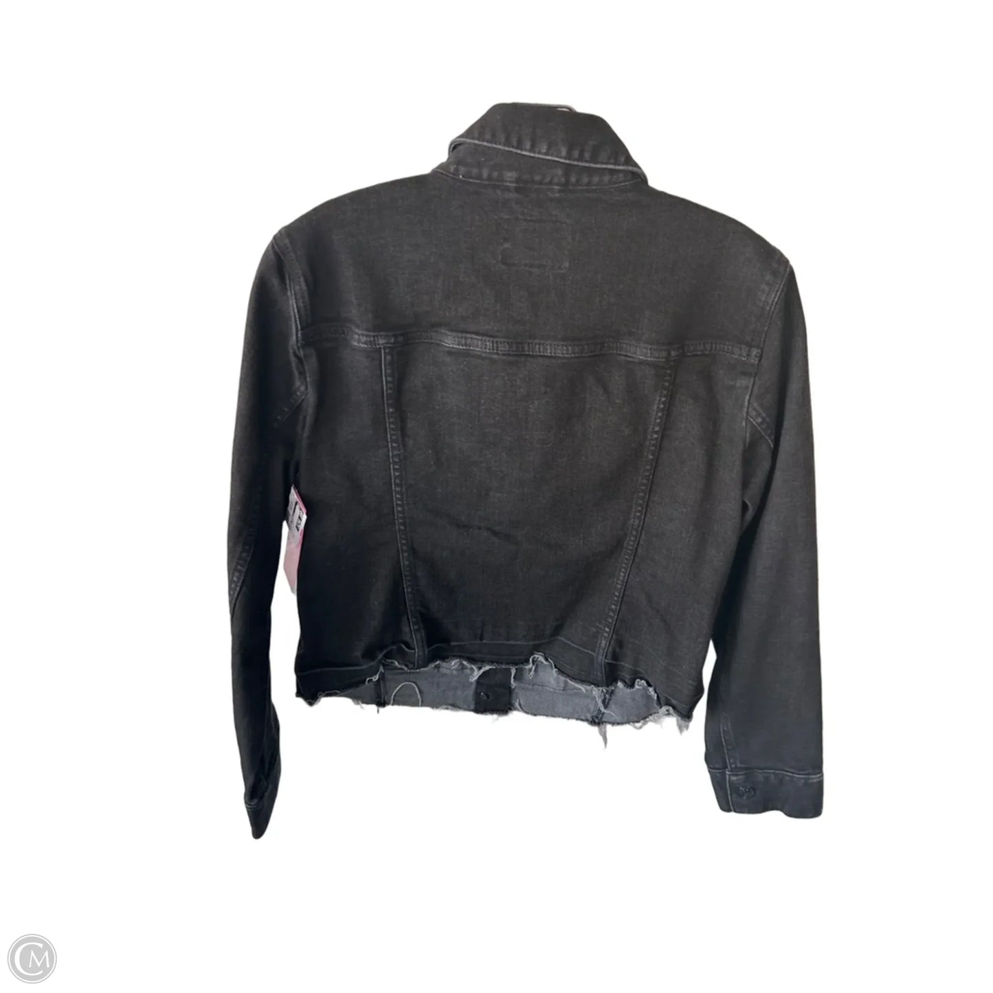 Jacket Denim By Banana Republic In Black Denim, Size: L