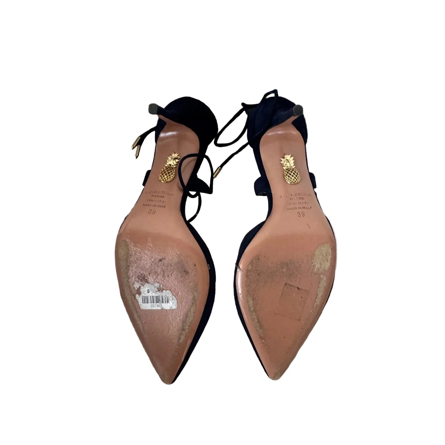 Shoes Designer By Aquazzura In Navy, Size: 8.5