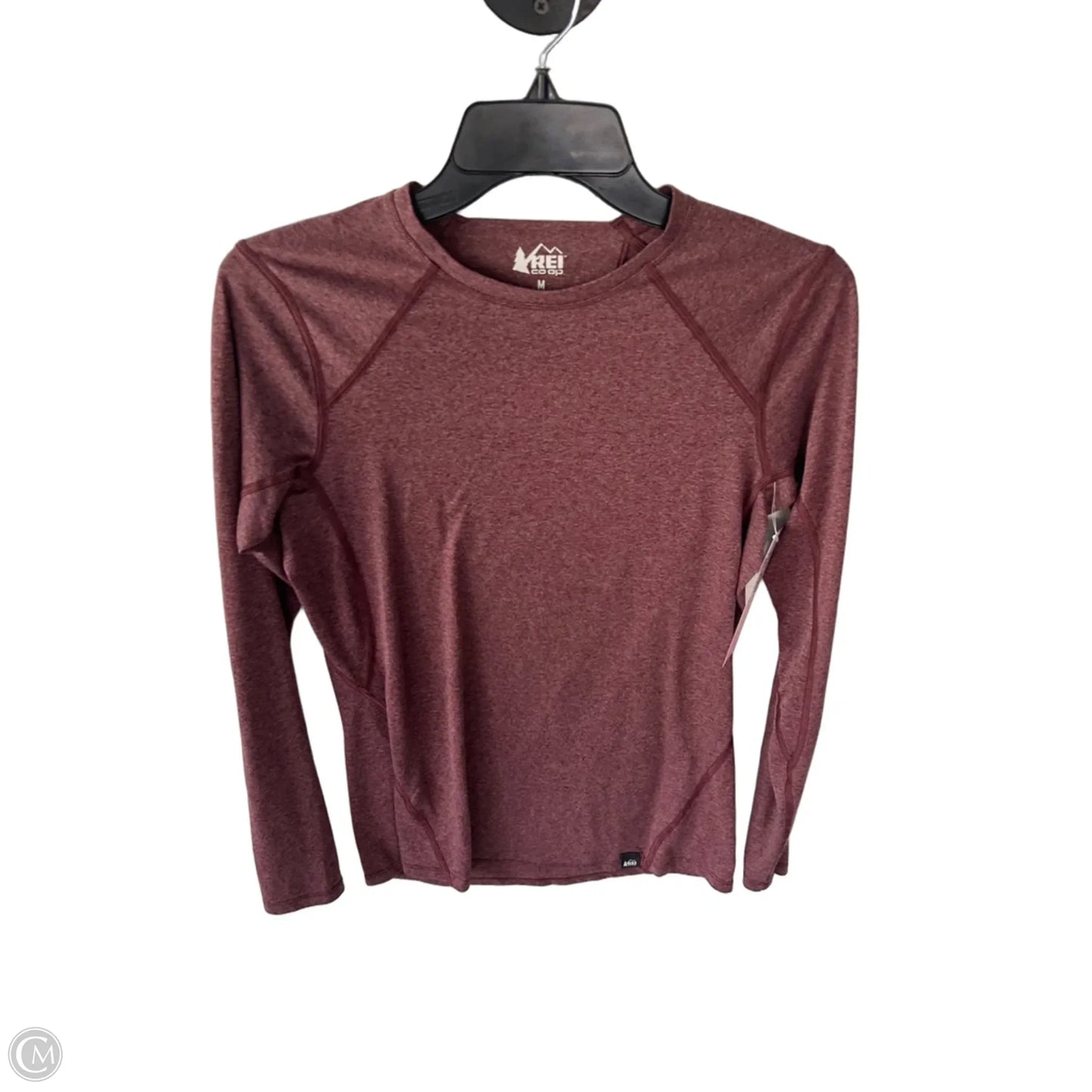 Athletic Top Long Sleeve Crewneck By Rei In Red, Size: M