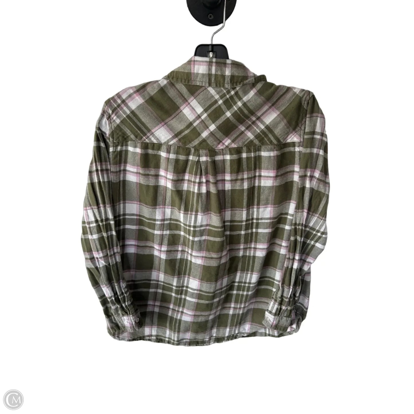 Top Long Sleeve By Gap In Green & Pink, Size: M