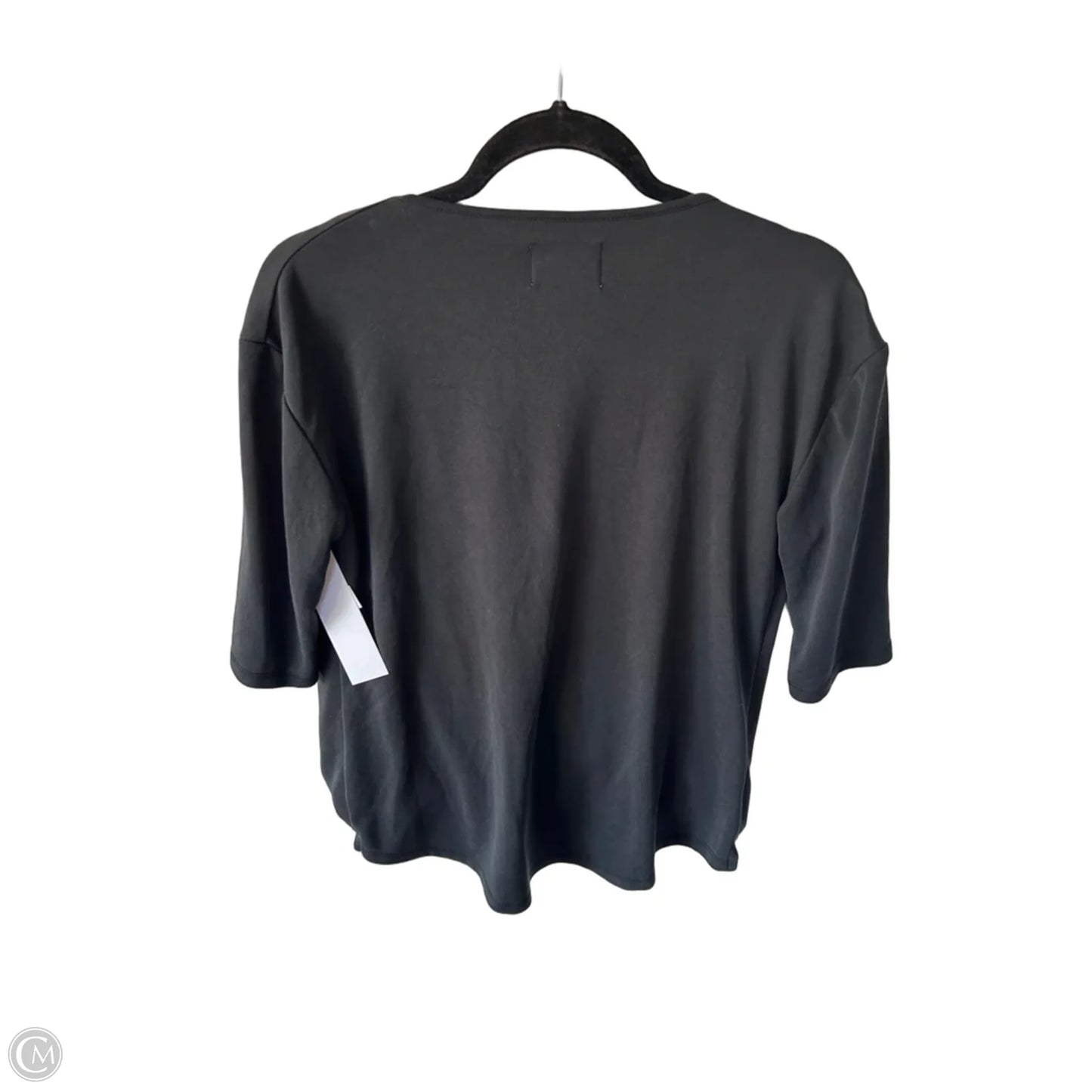 Top 3/4 Sleeve By Clothes Mentor In Black, Size: M