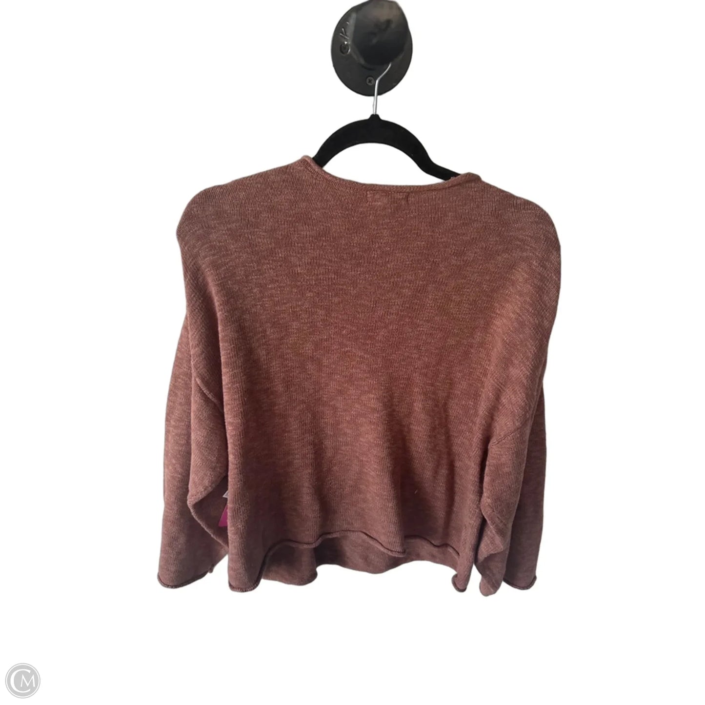 Sweater By Promesa In Brown & Tan, Size: M