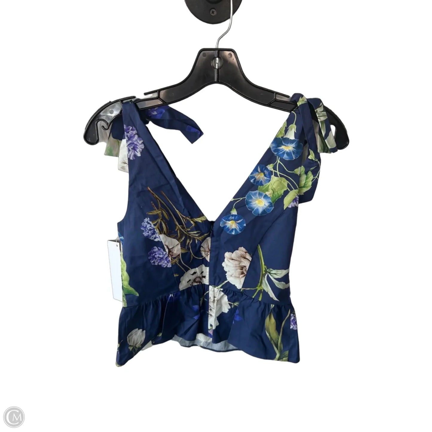 Top Sleeveless By Express In Blue & Green, Size: Xs