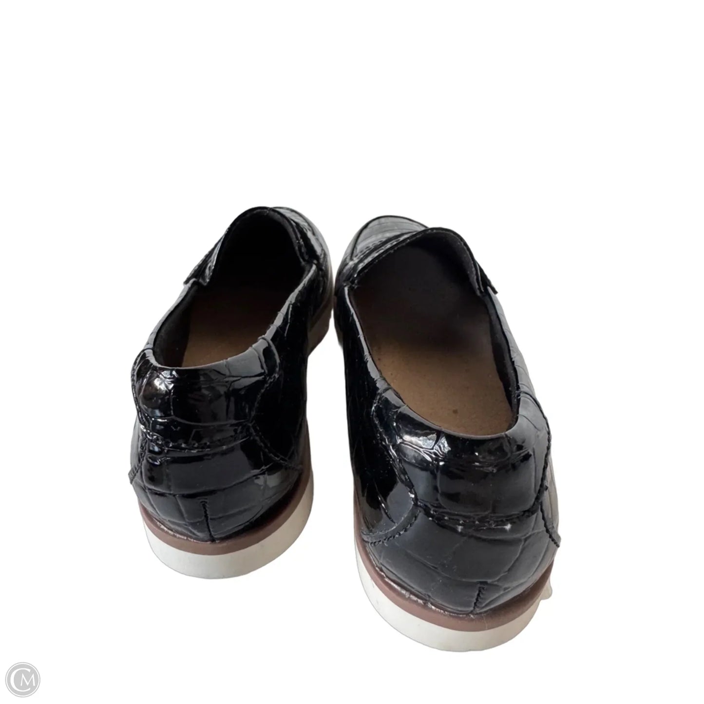 Shoes Flats By Clarks In Black, Size: 6