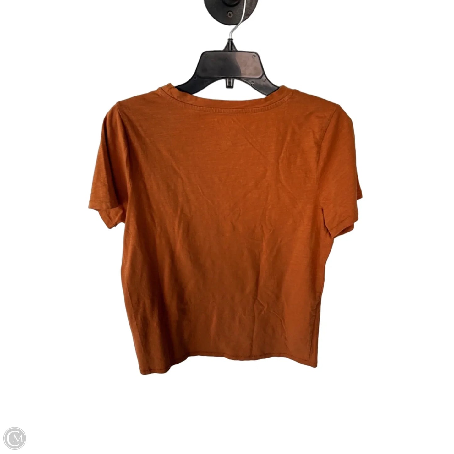 Top Short Sleeve Basic By Sonoma In Orange, Size: M