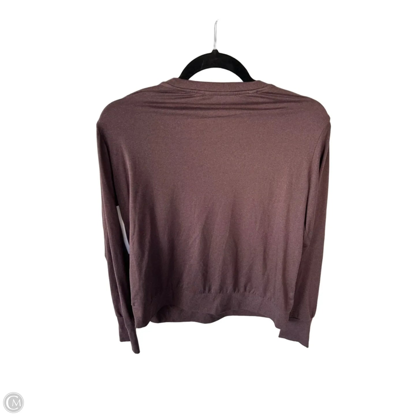 Top Long Sleeve By Lukka In Brown, Size: S