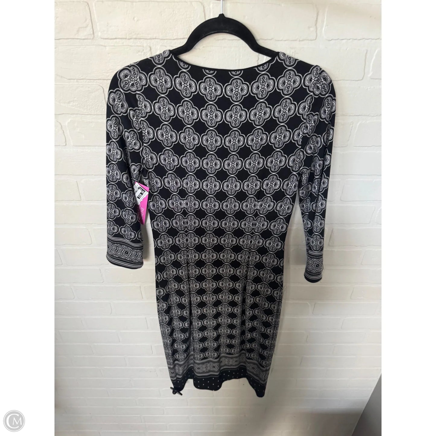 Dress Work By White House Black Market In Black & White, Size: Xs