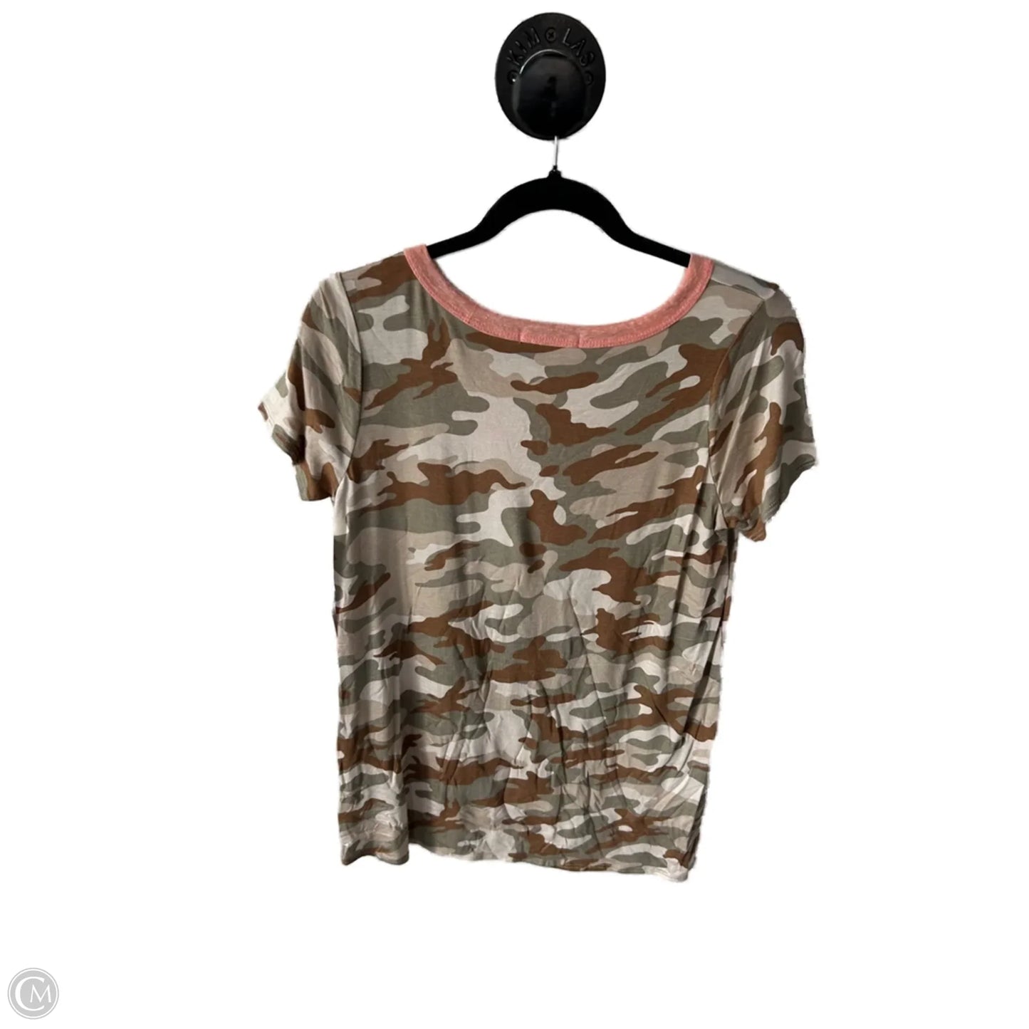 Top Short Sleeve By Clothes Mentor In Camouflage Print, Size: S