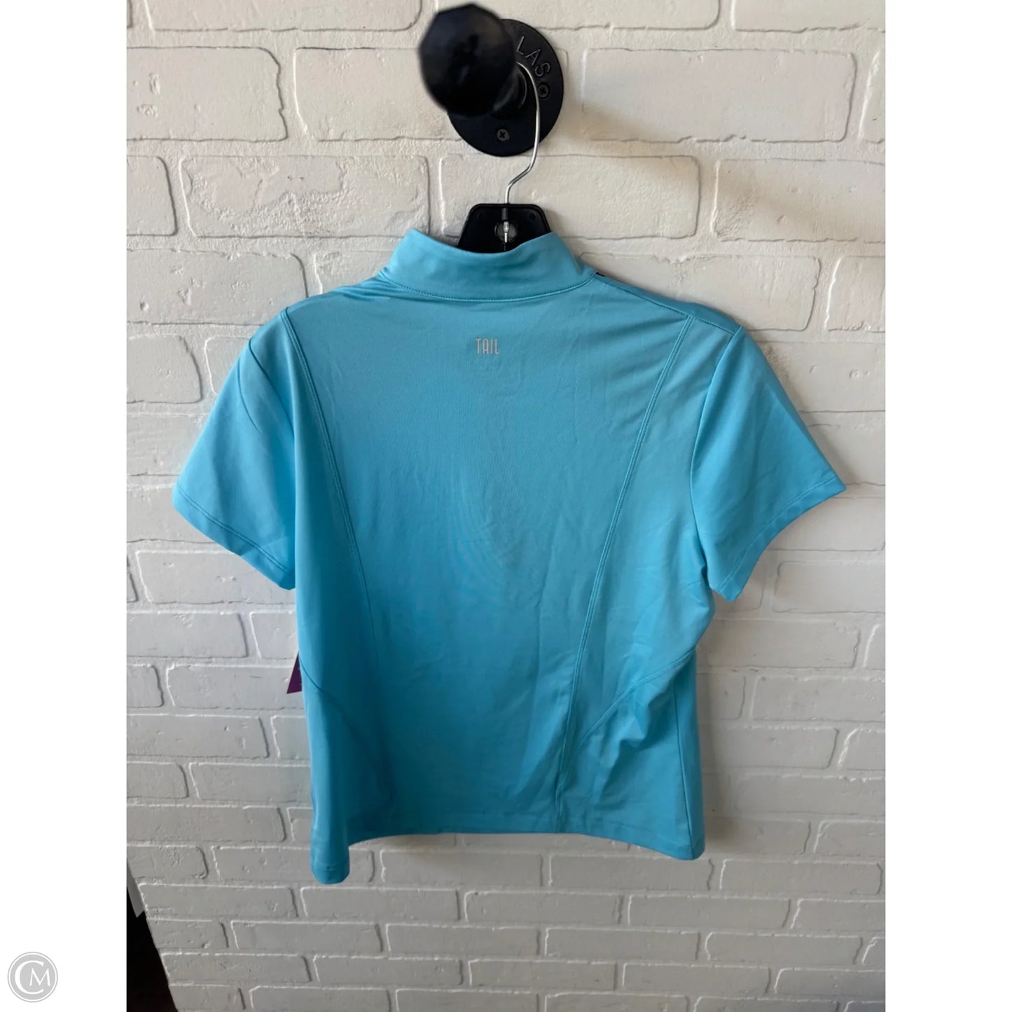 Athletic Top Short Sleeve By Tail In Blue, Size: M