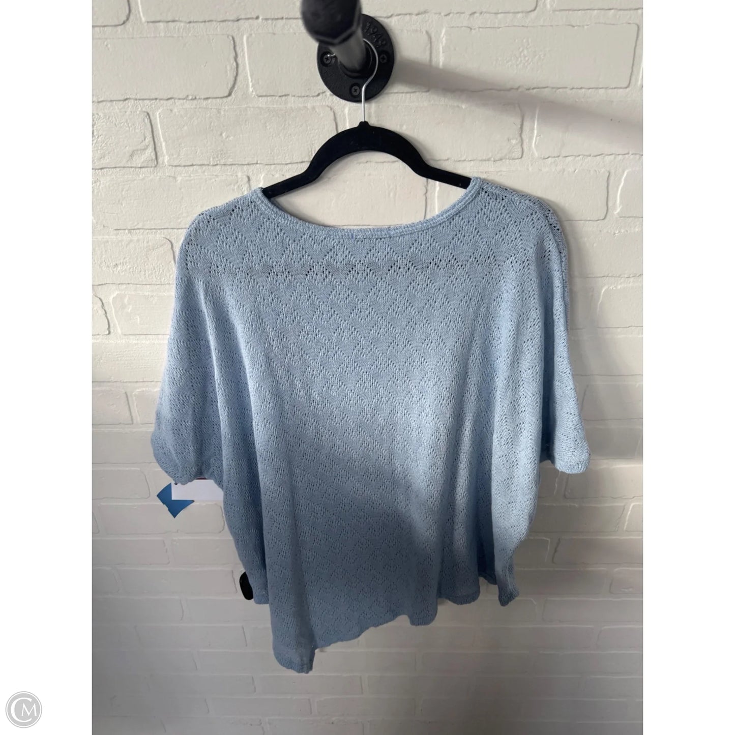 Sweater Short Sleeve By Heimish Usa In Blue, Size: M