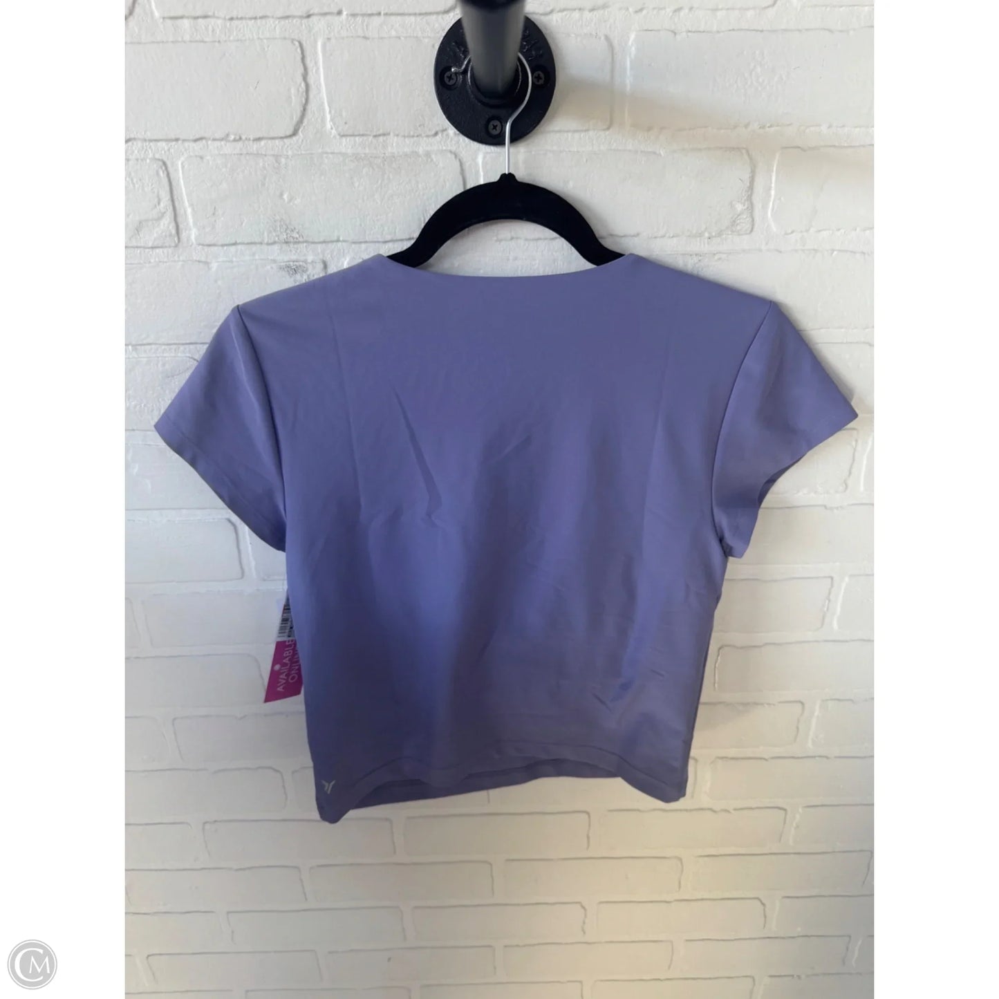 Athletic Top Short Sleeve By Old Navy In Purple, Size: M