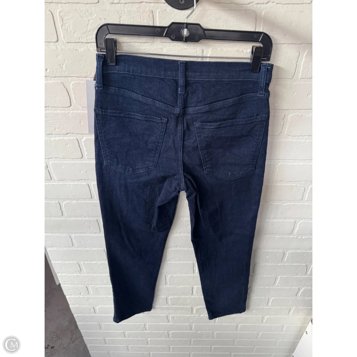 Jeans Straight By Banana Republic In Blue Denim, Size: 4