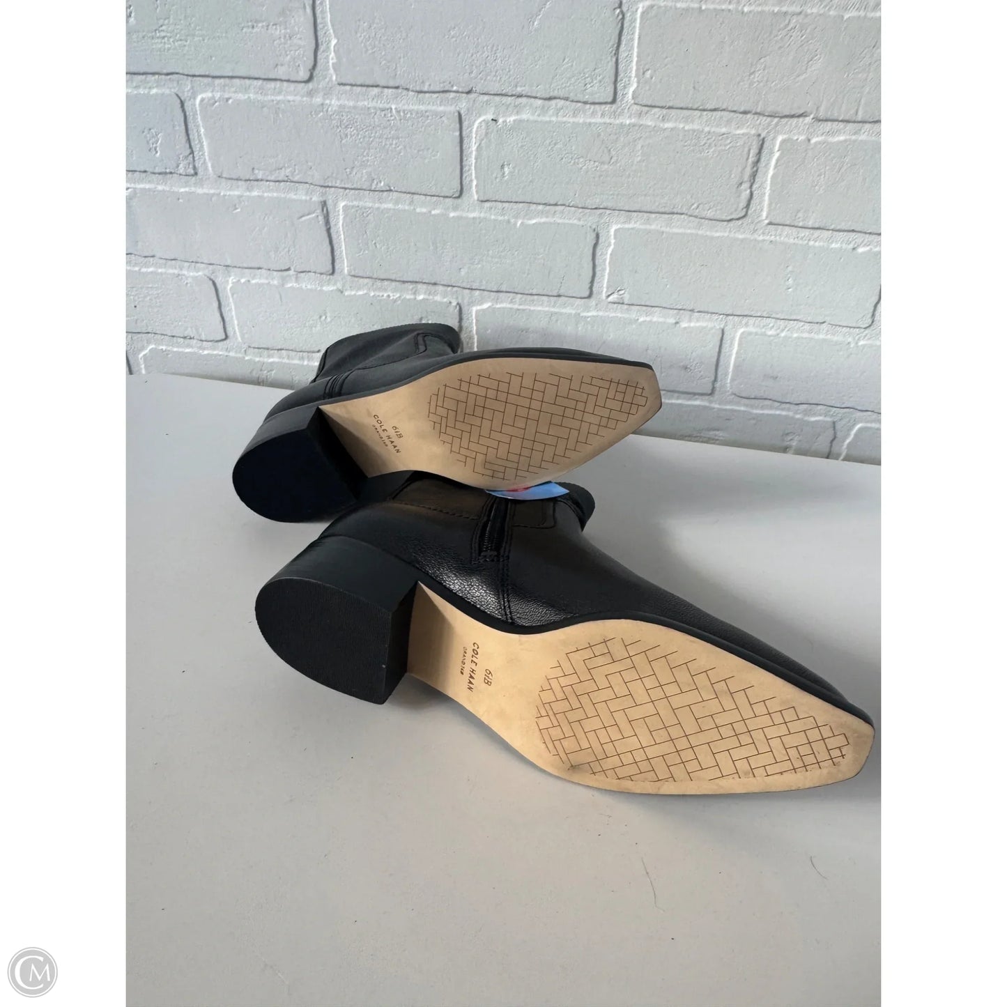 Boots Ankle Heels By Cole-haan In Black, Size: 6.5