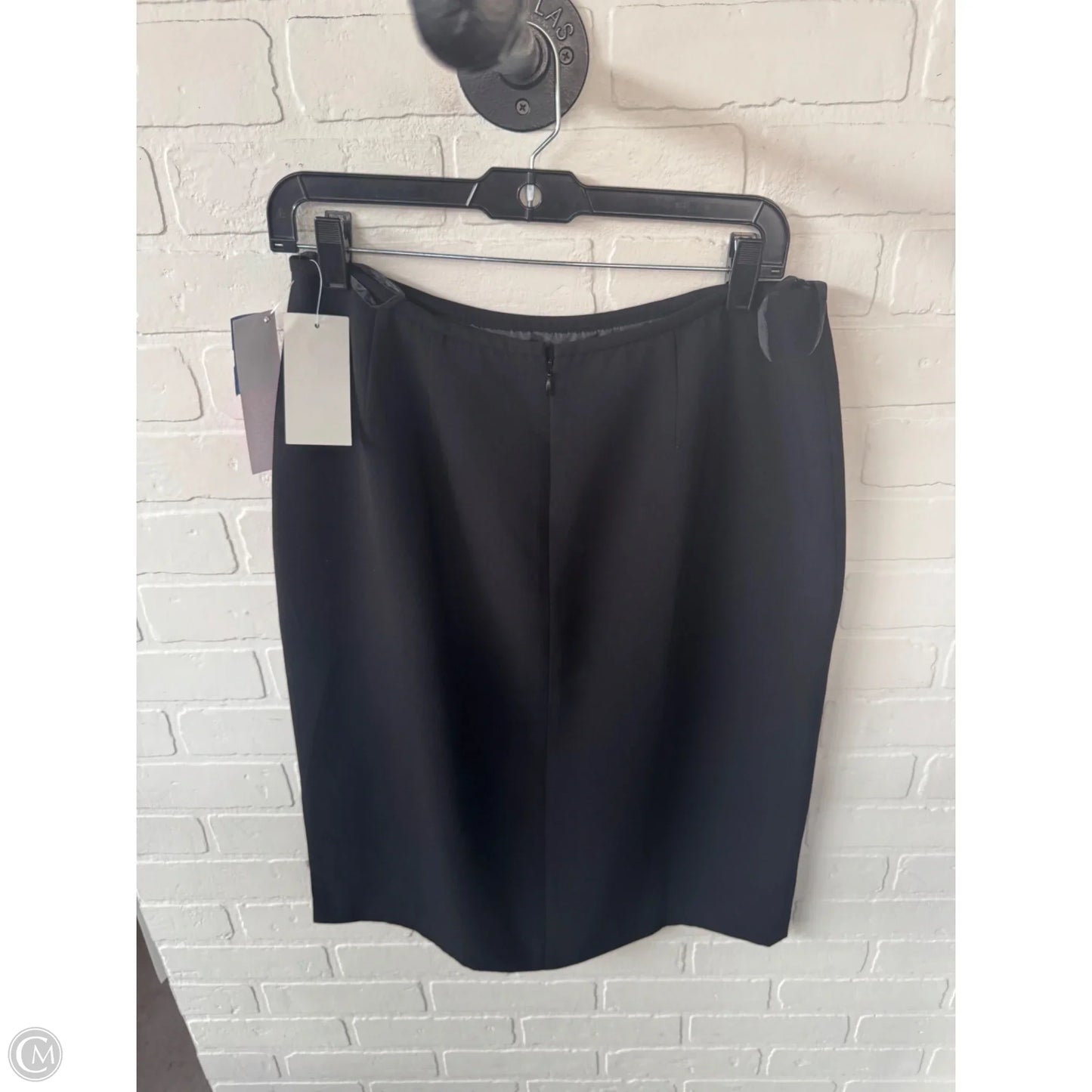 Skirt Midi By Kasper In Black, Size: 12