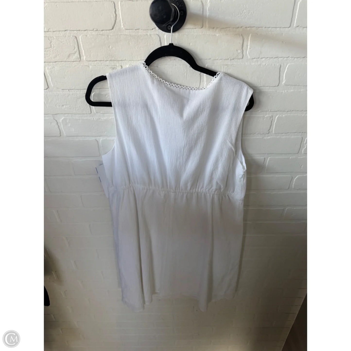 Dress Casual Short By Merona In White, Size: Xxl