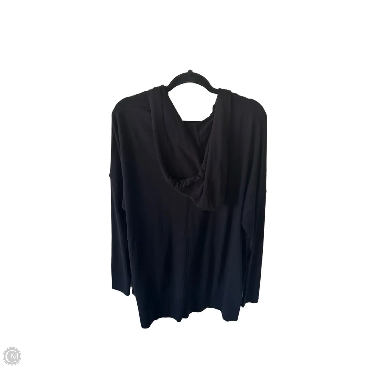 Sweatshirt Hoodie By Lou And Grey In Black, Size: Xl