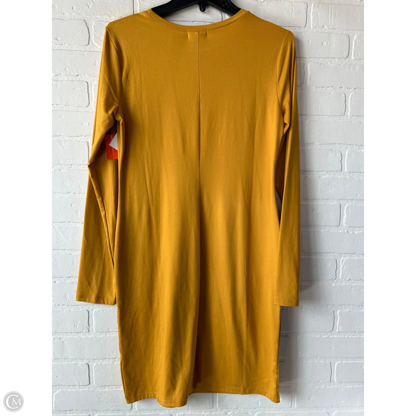 Dress Casual Midi By Leith In Yellow, Size: M