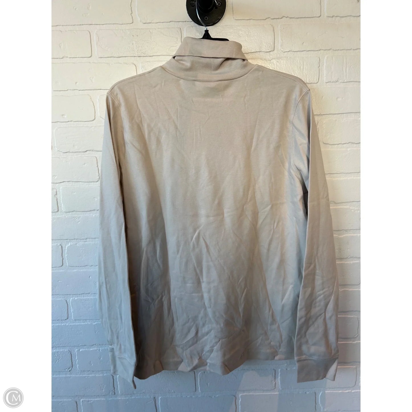 Top Long Sleeve By Croft And Barrow In Cream, Size: Xl