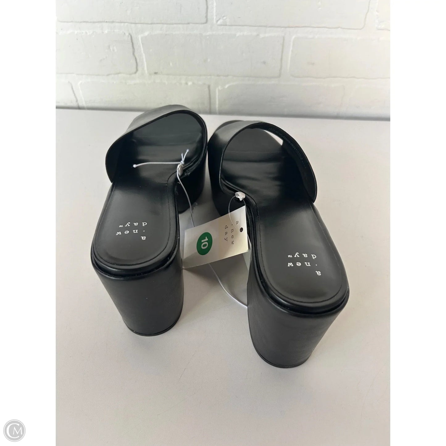 Shoes Heels Block By A New Day In Black, Size: 10