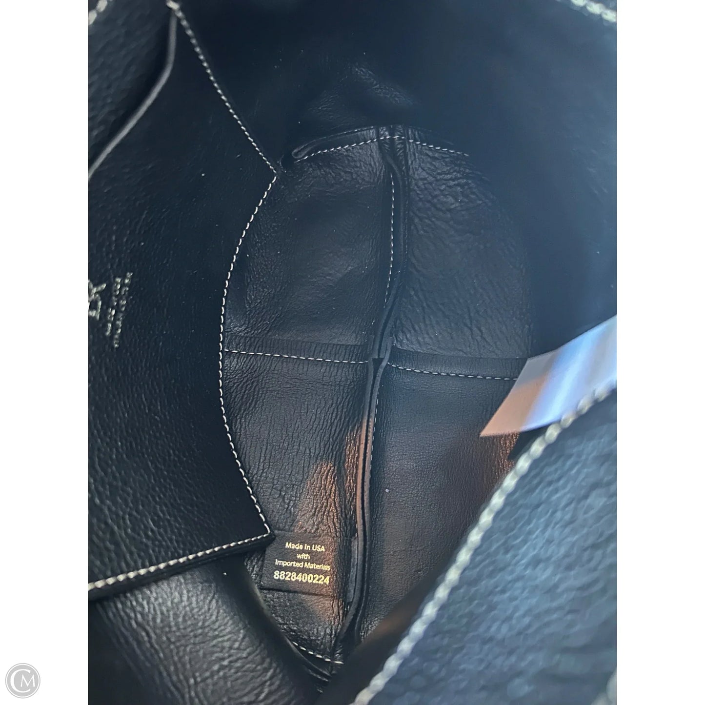 Handbag Leather By Banana Republic, Size: Small