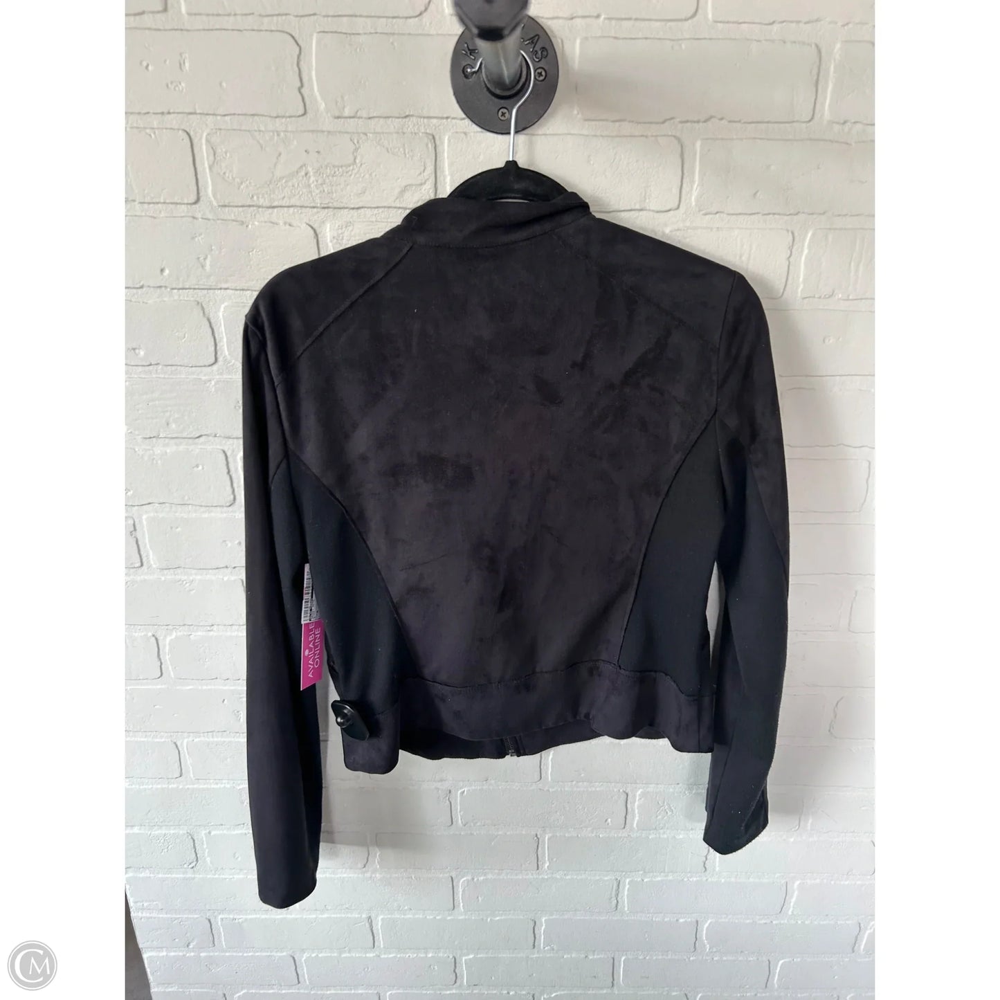 Jacket Moto By Elie Tahari In Black, Size: M