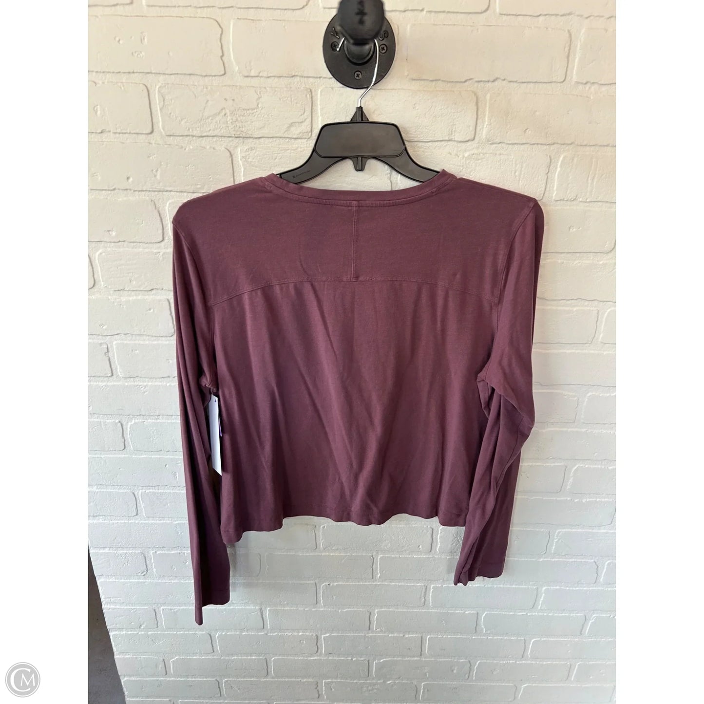 Top Long Sleeve Basic By Flx In Pink, Size: Xl