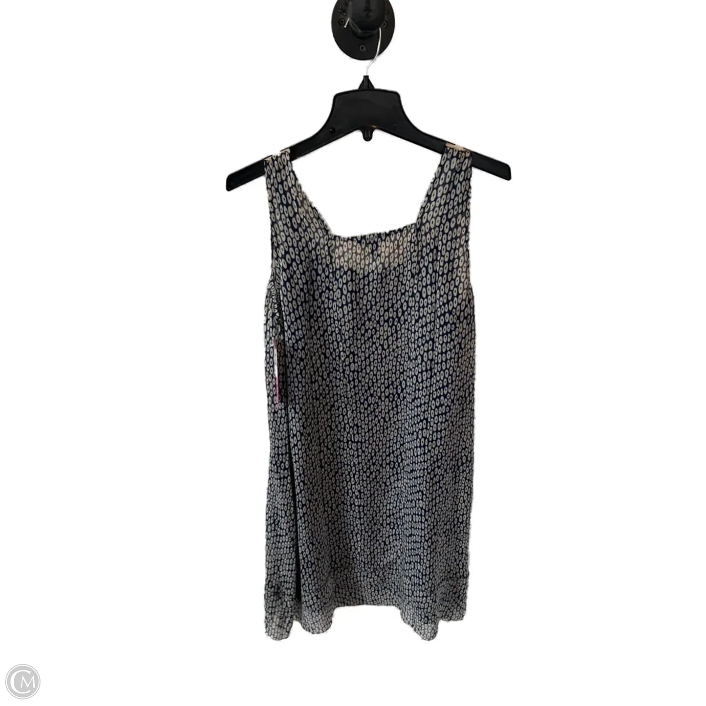 Dress Set 2pc By Eileen Fisher In Blue & Cream, Size: S