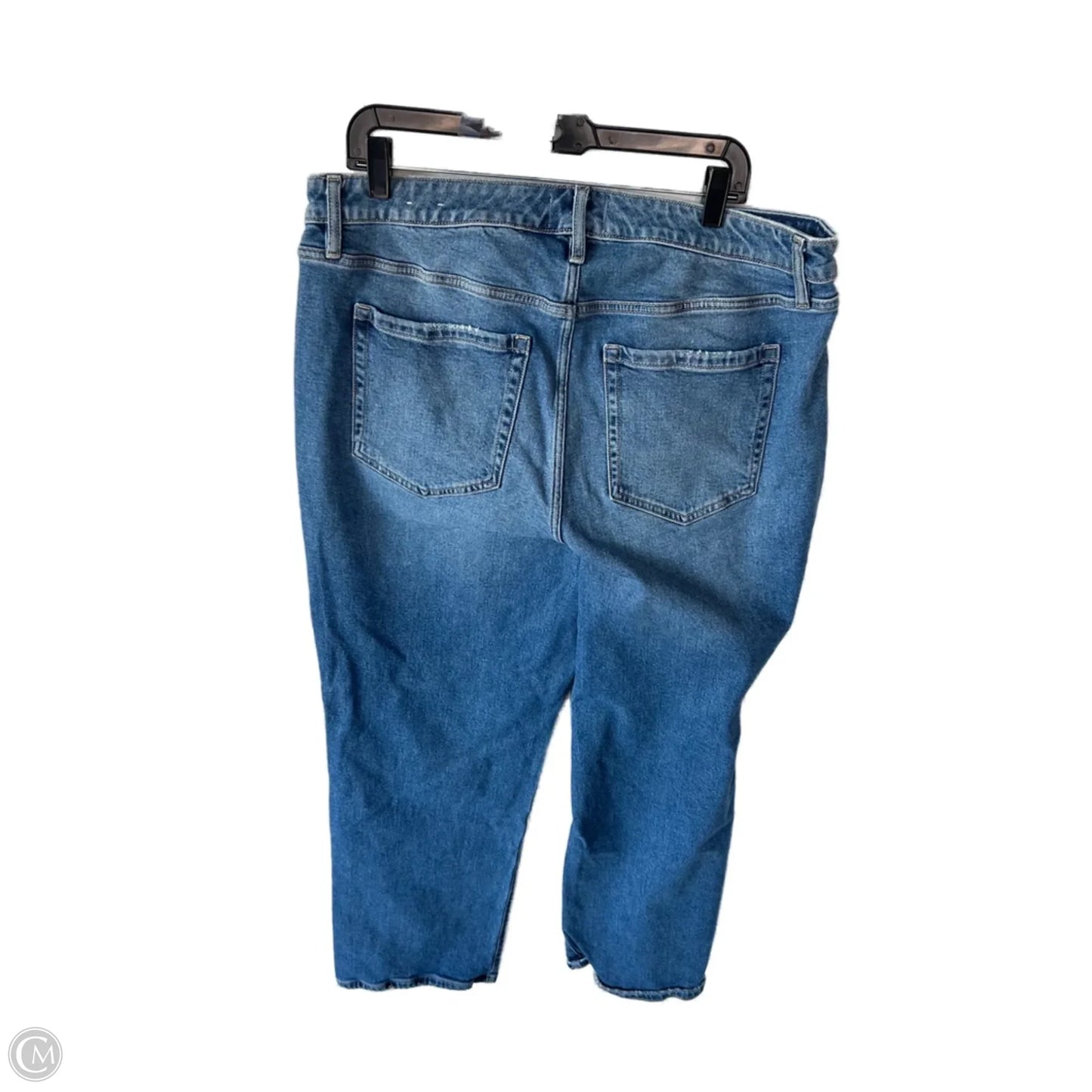 Jeans Straight By Lane Bryant In Black Denim, Size: 18