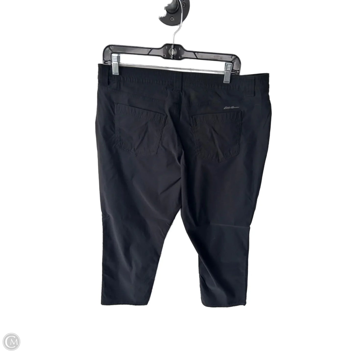 Pants Cropped By Eddie Bauer In Black, Size: 14