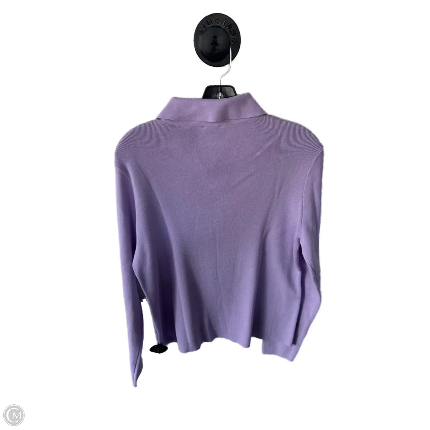 Sweater By Talbots In Purple, Size: L