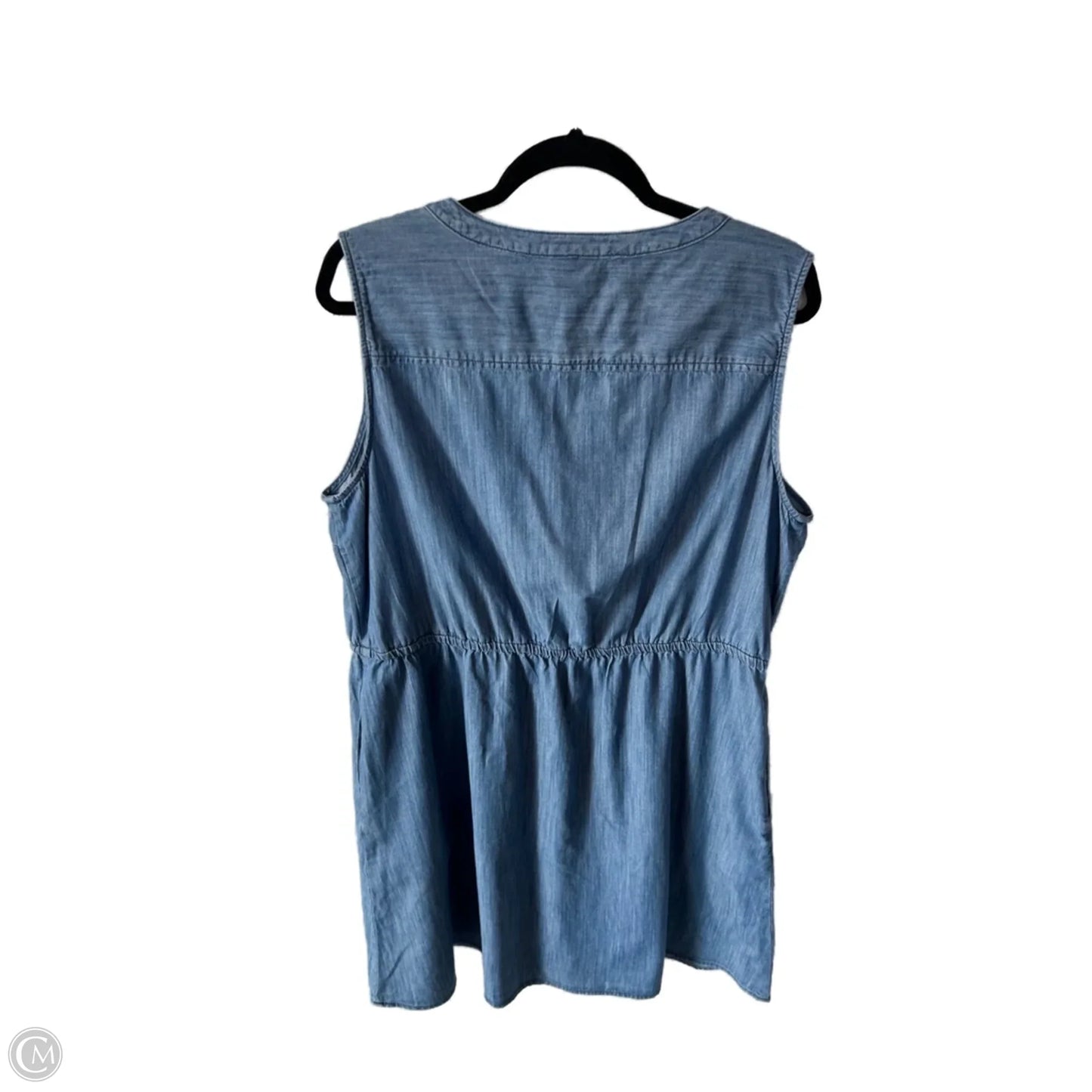 Dress Casual Short By St Johns Bay In Blue, Size: Xl