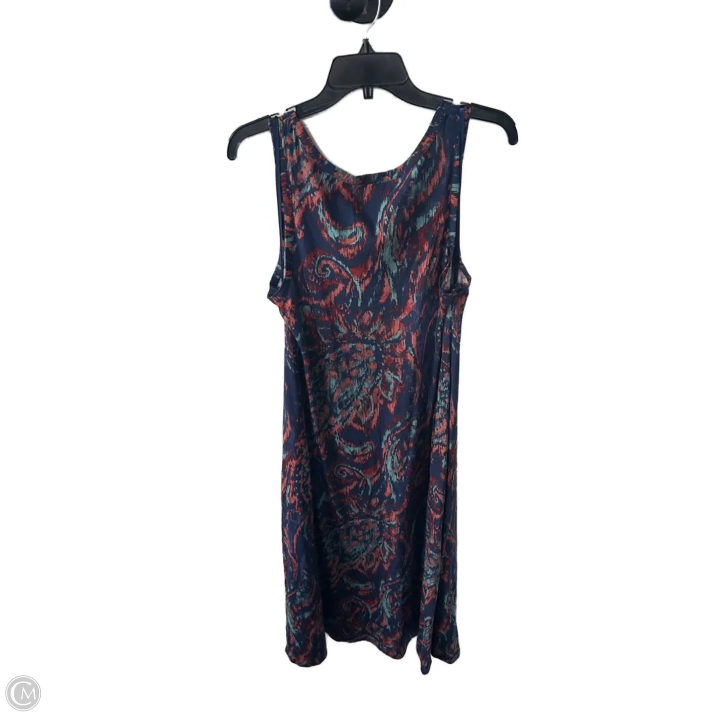 Dress Casual Maxi By Soft Surroundings In Blue & Orange, Size: L