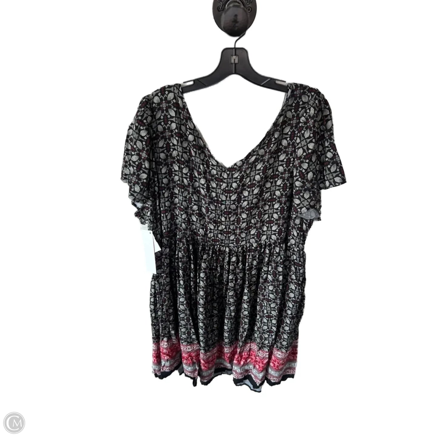 Dress Casual Short By Torrid In Black & Red, Size: 2x