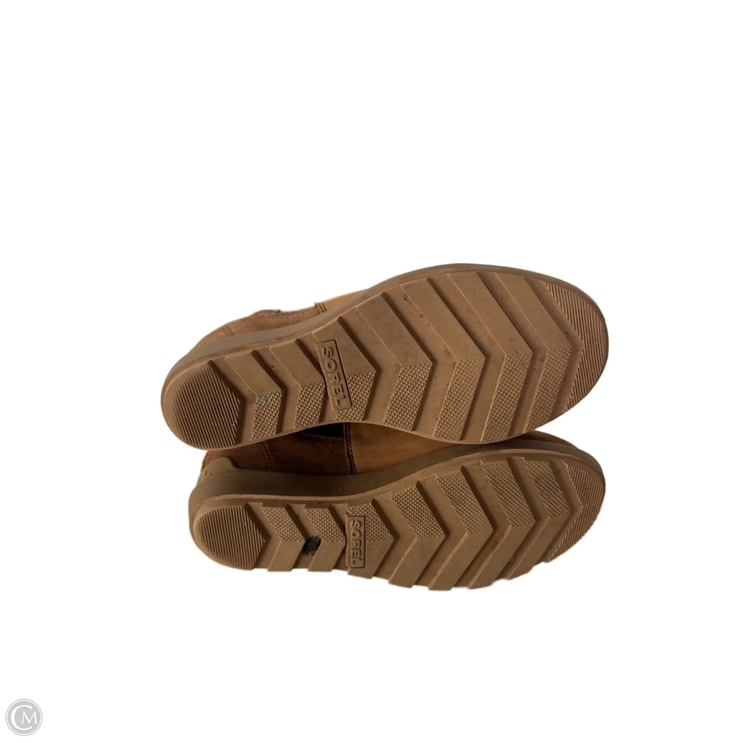 Boots Ankle Heels By Sorel In Brown, Size: 6