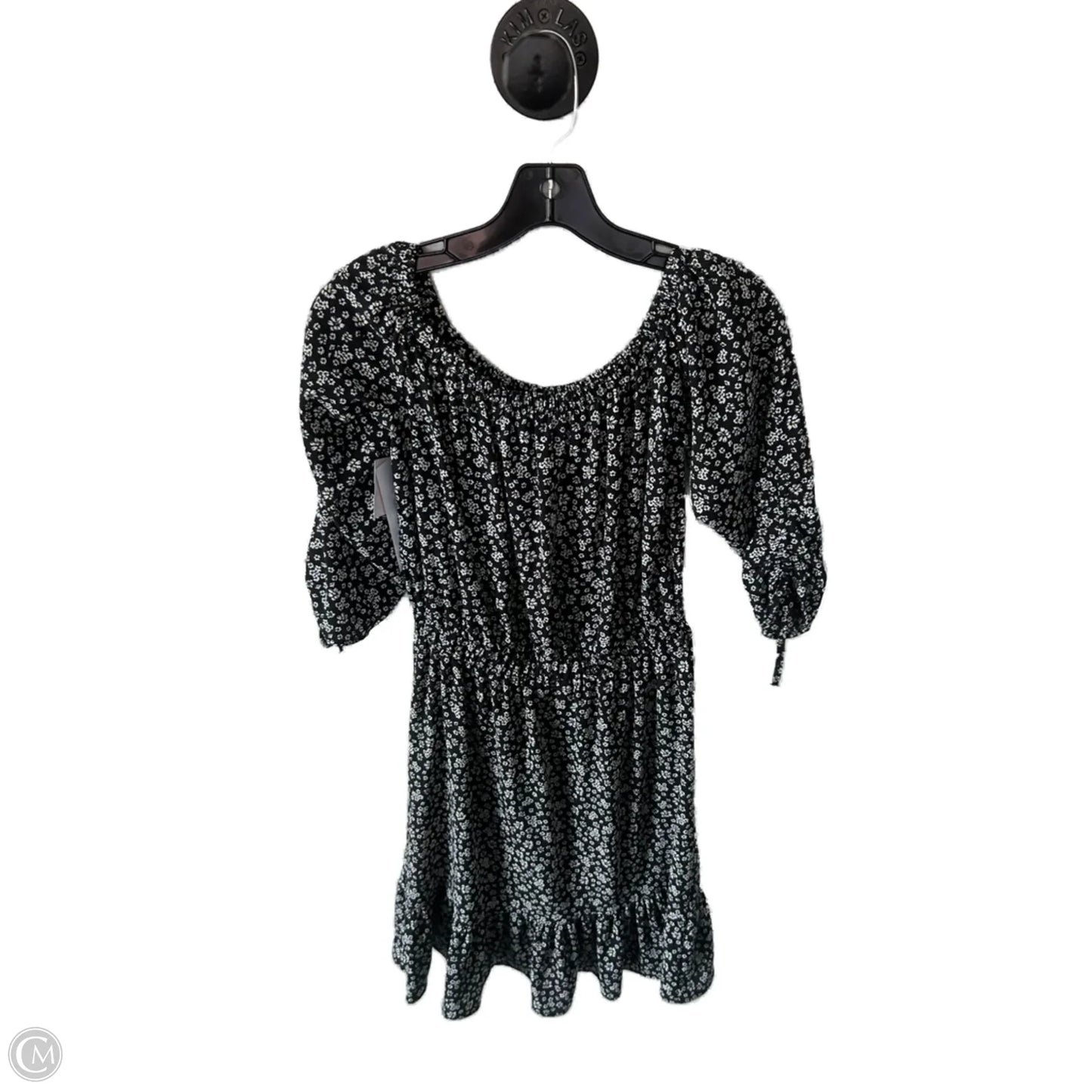 Dress Casual Short By Zara In Black & White, Size: M