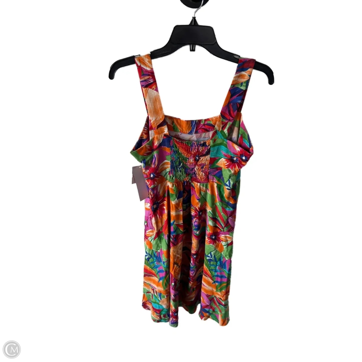 Dress Casual Midi By 1.state In Orange & Pink, Size: L