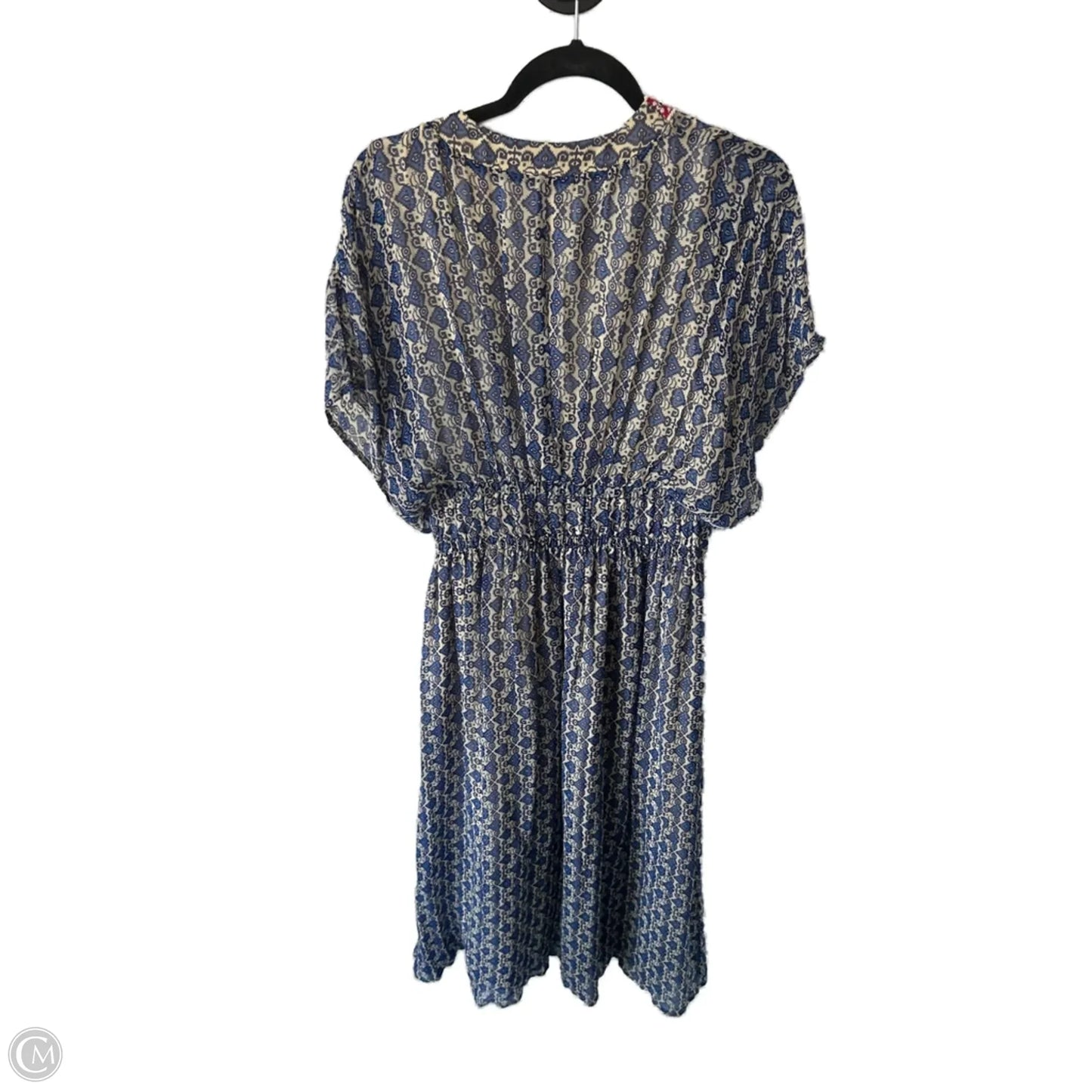 Dress Casual Maxi By Cma In Blue & Cream, Size: S