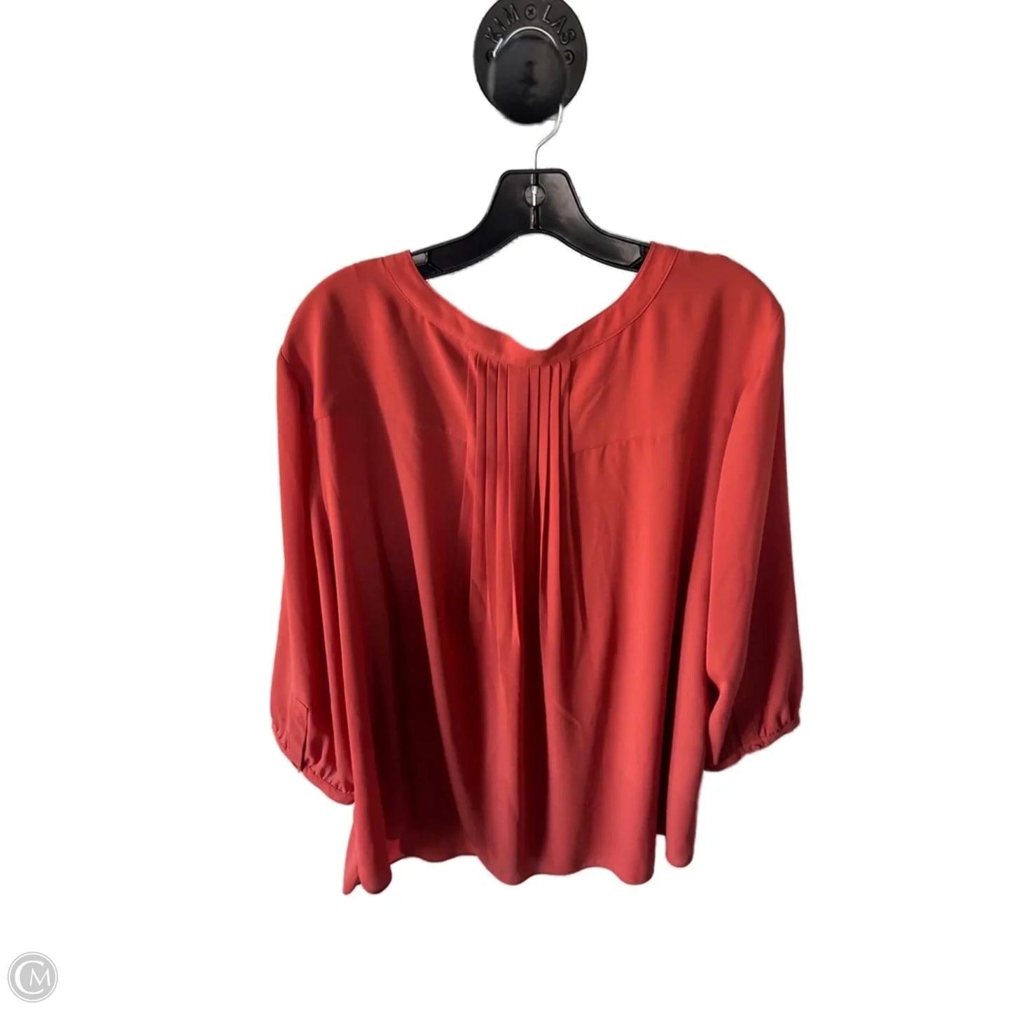 Top Long Sleeve By Not Your Daughters Jeans In Orange, Size: 2x