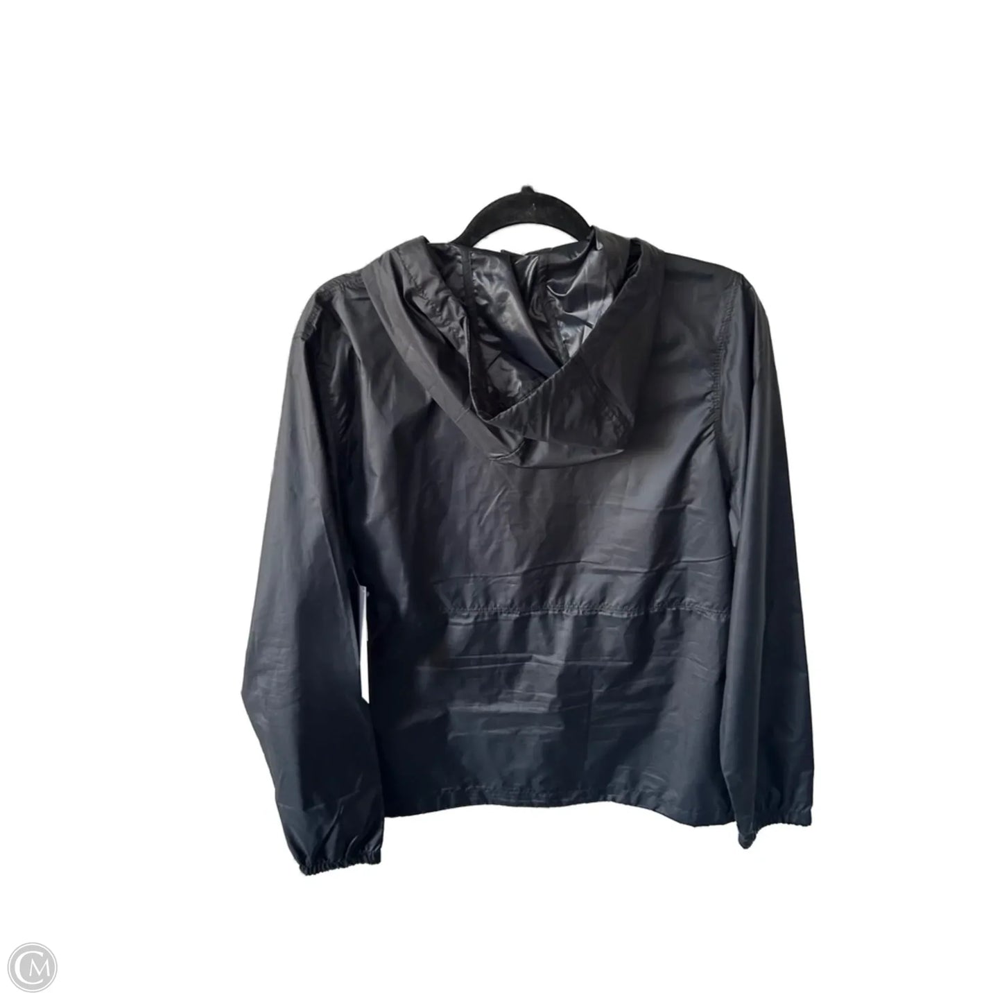 Jacket Windbreaker By Columbia In Black & White, Size: M