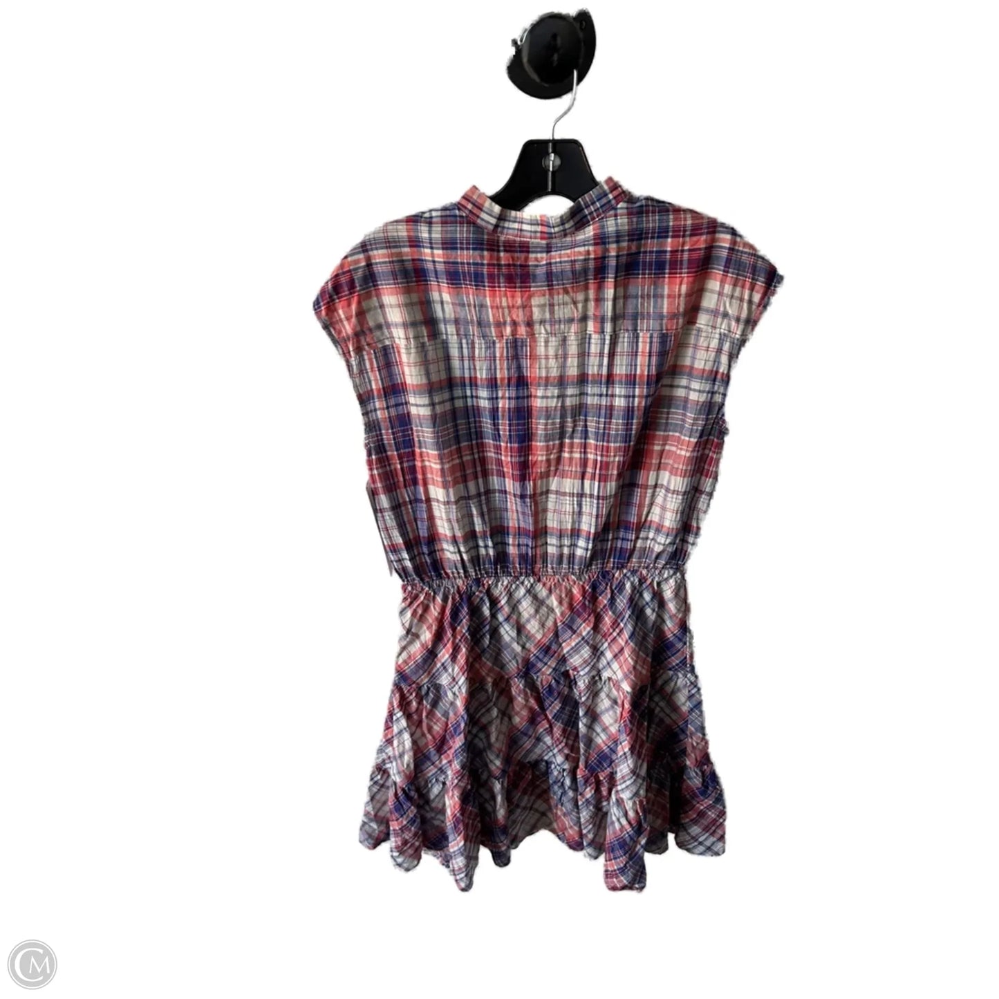 Dress Casual Short By Tommy Hilfiger In Blue & Red, Size: S