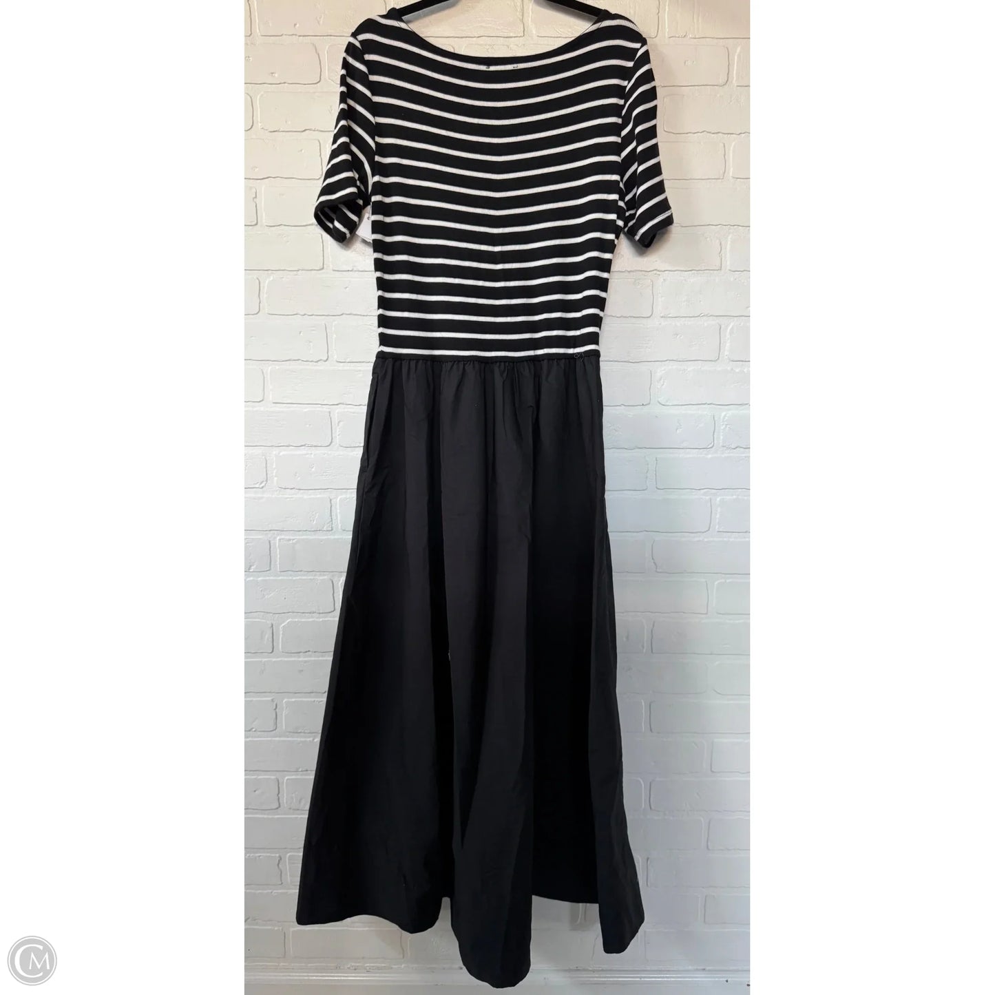 Dress Casual Maxi By Gap In Black & White, Size: L