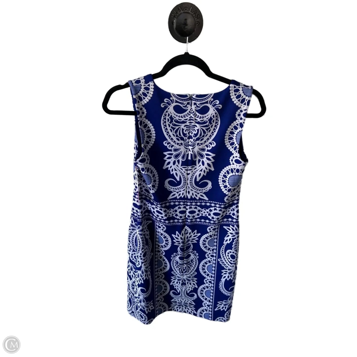 Dress Casual Midi By Inc In Blue & White, Size: S