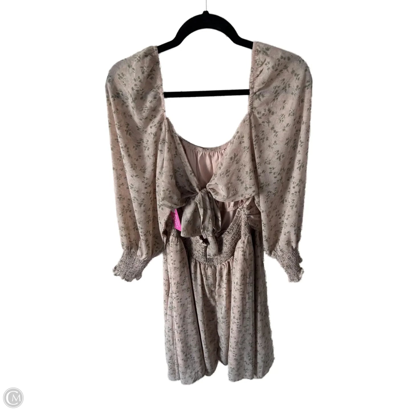 Dress Casual Midi By Exlura In Green & Tan, Size: Xxl