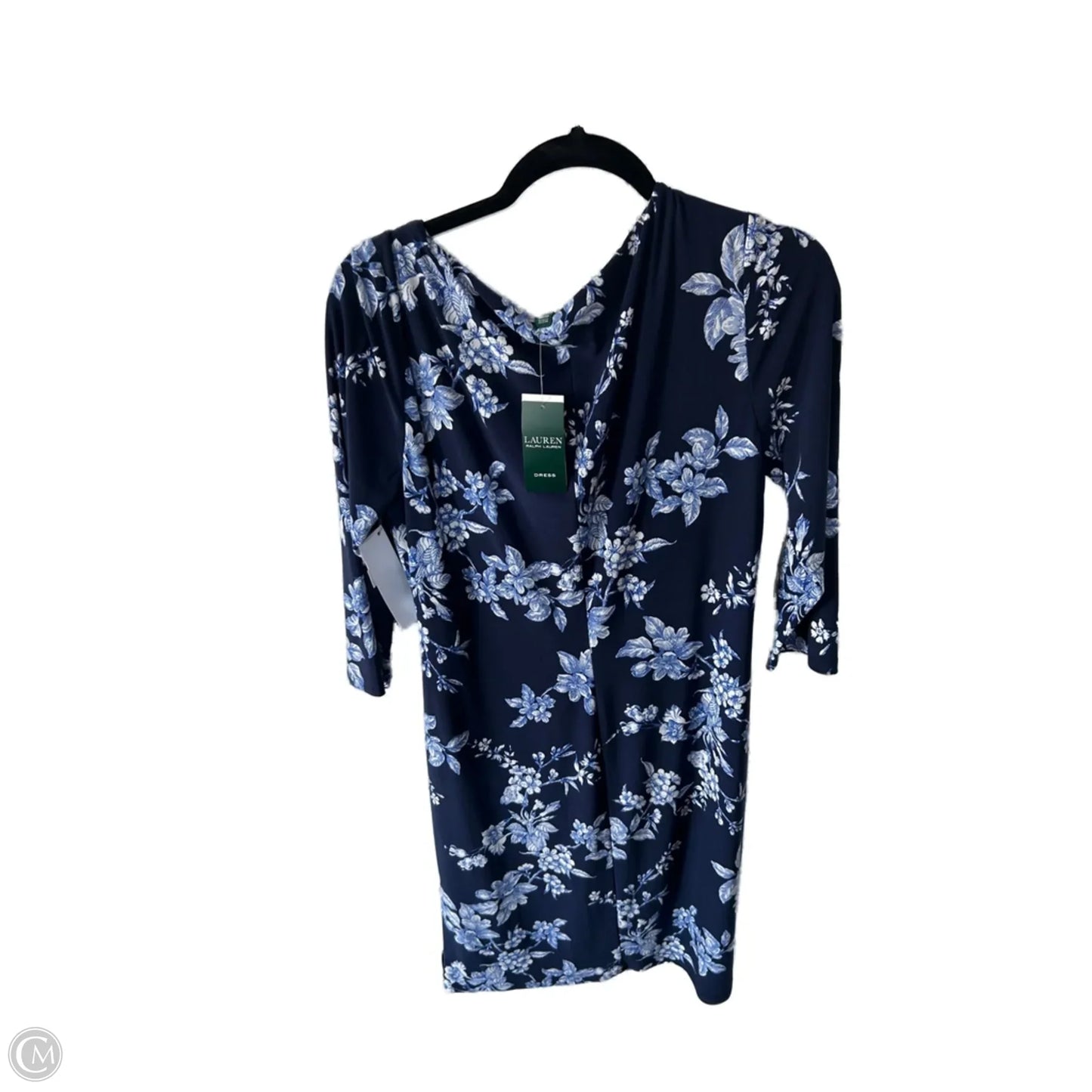 Dress Work By Lauren By Ralph Lauren In Blue, Size: 14