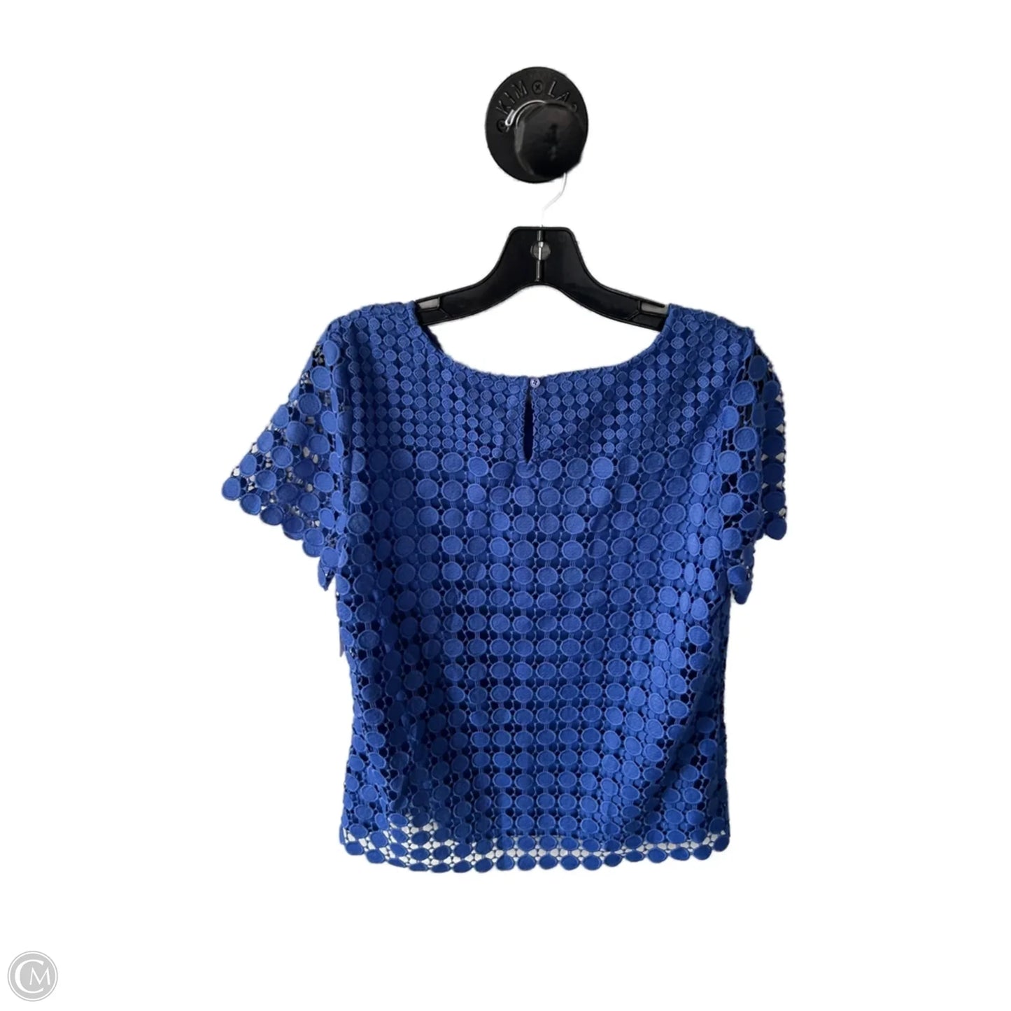 Top Short Sleeve By Talbots In Blue, Size: M