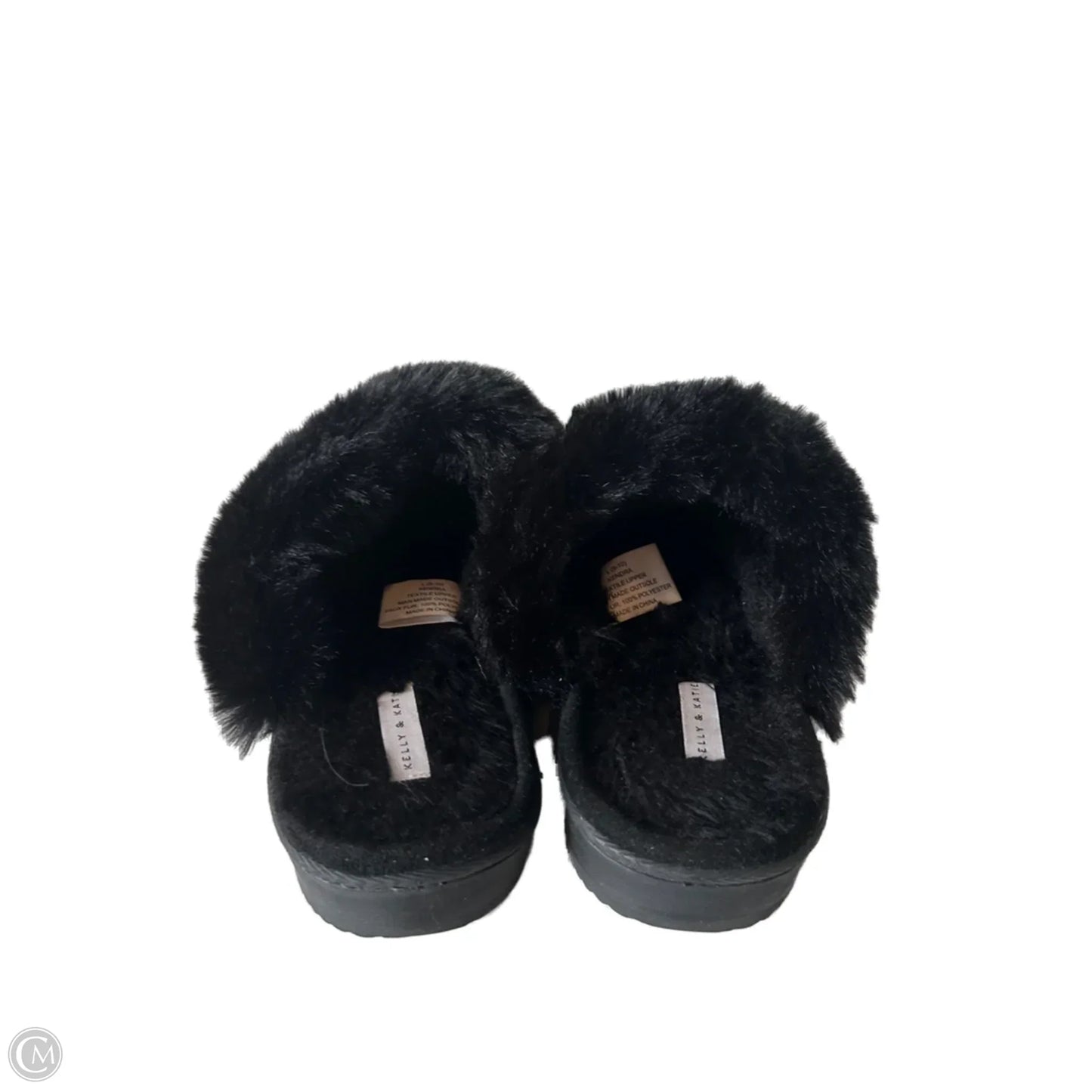 Slippers By Kelly And Katie In Black & White, Size: 9