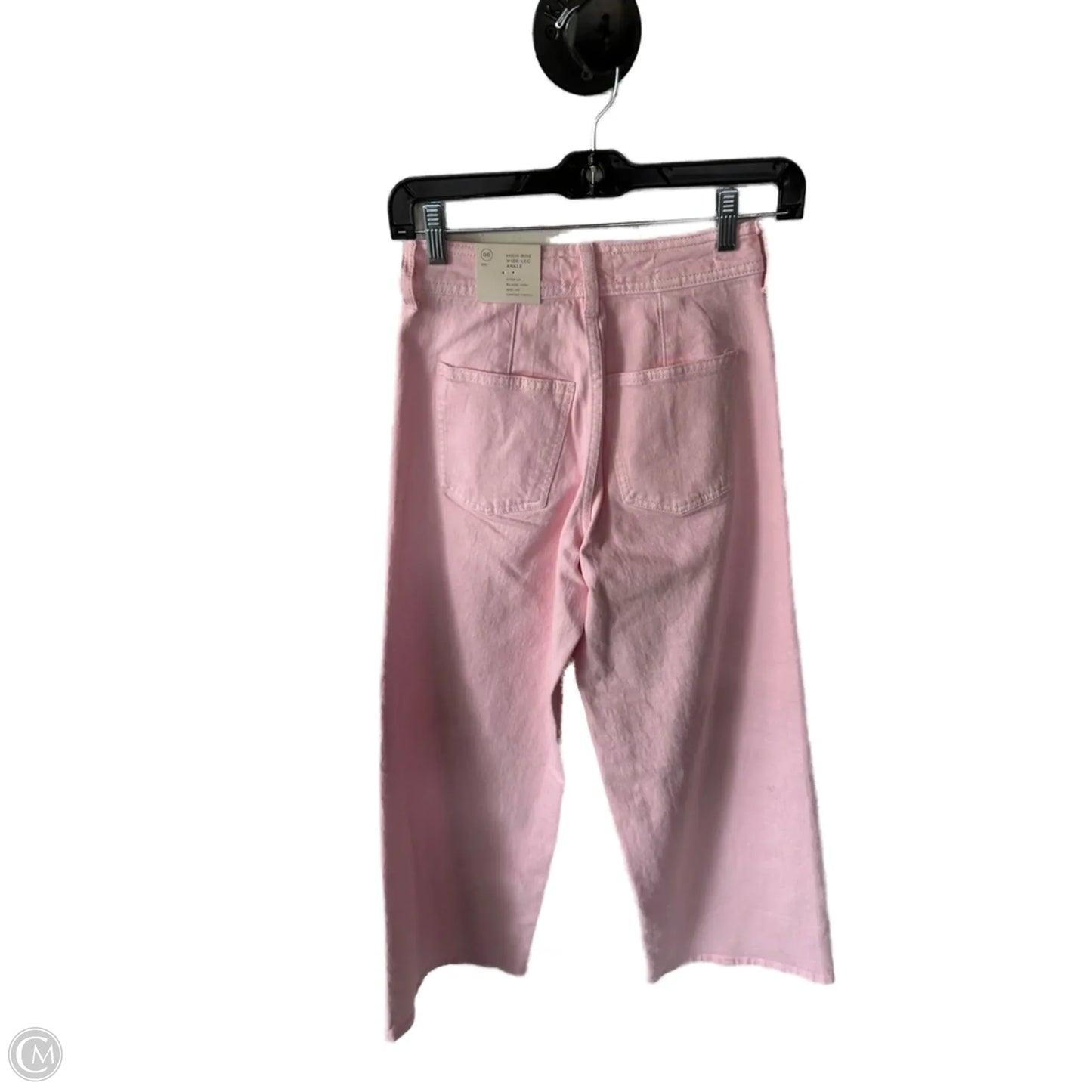 Jeans Wide Leg By Universal Thread In Pink Denim, Size: 0