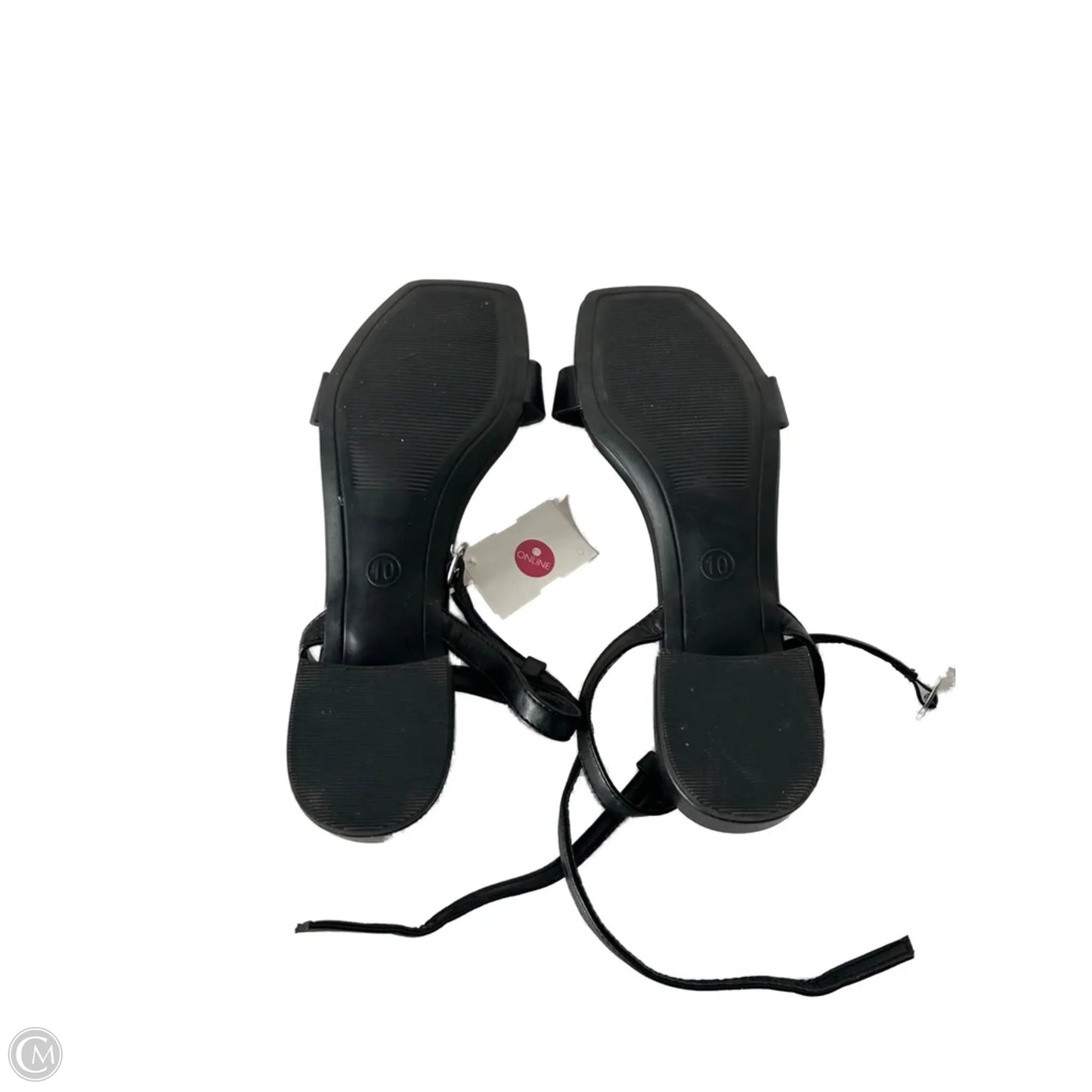 Sandals Flats By A New Day In Black, Size: 10