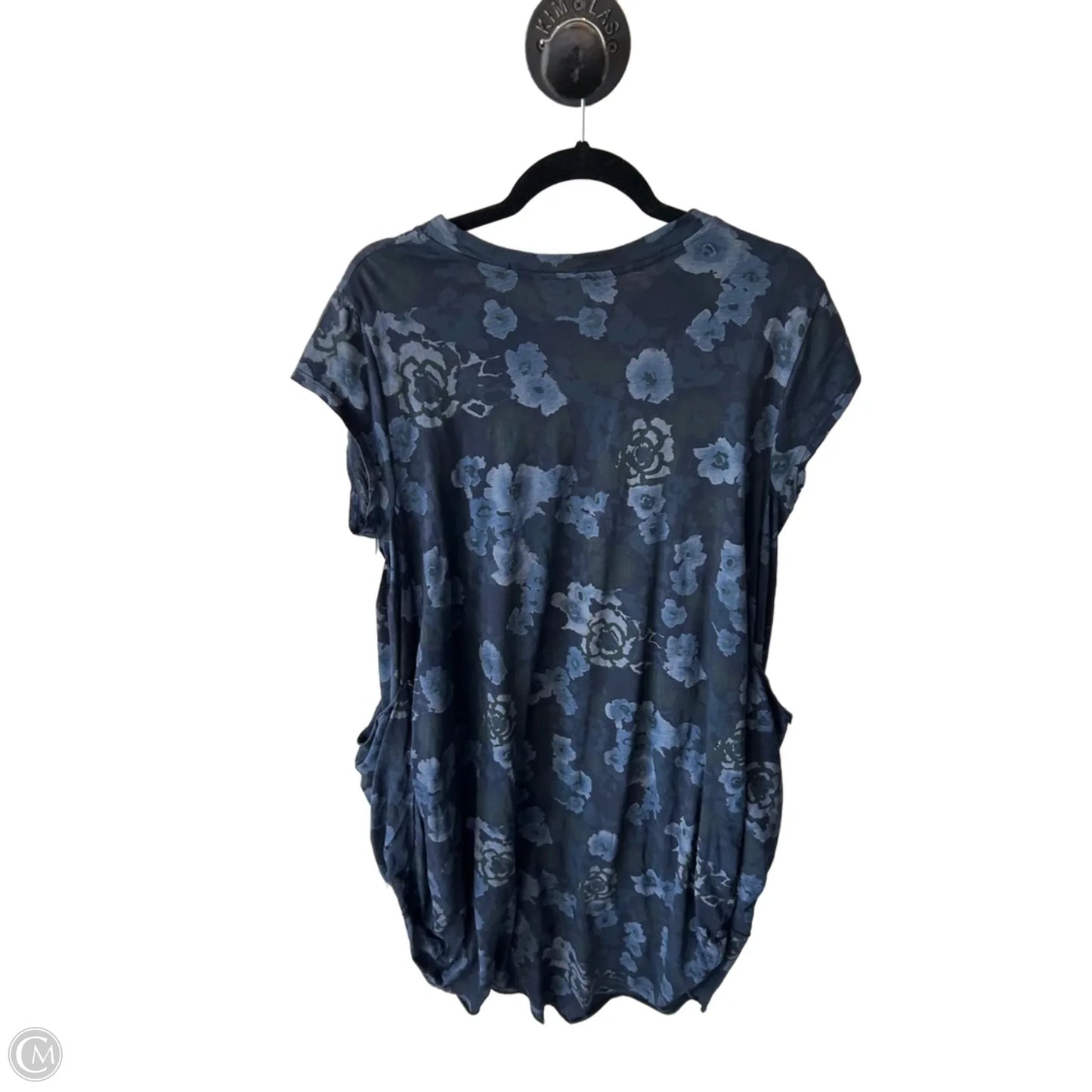 Dress Casual Midi By Cmc In Blue, Size: M