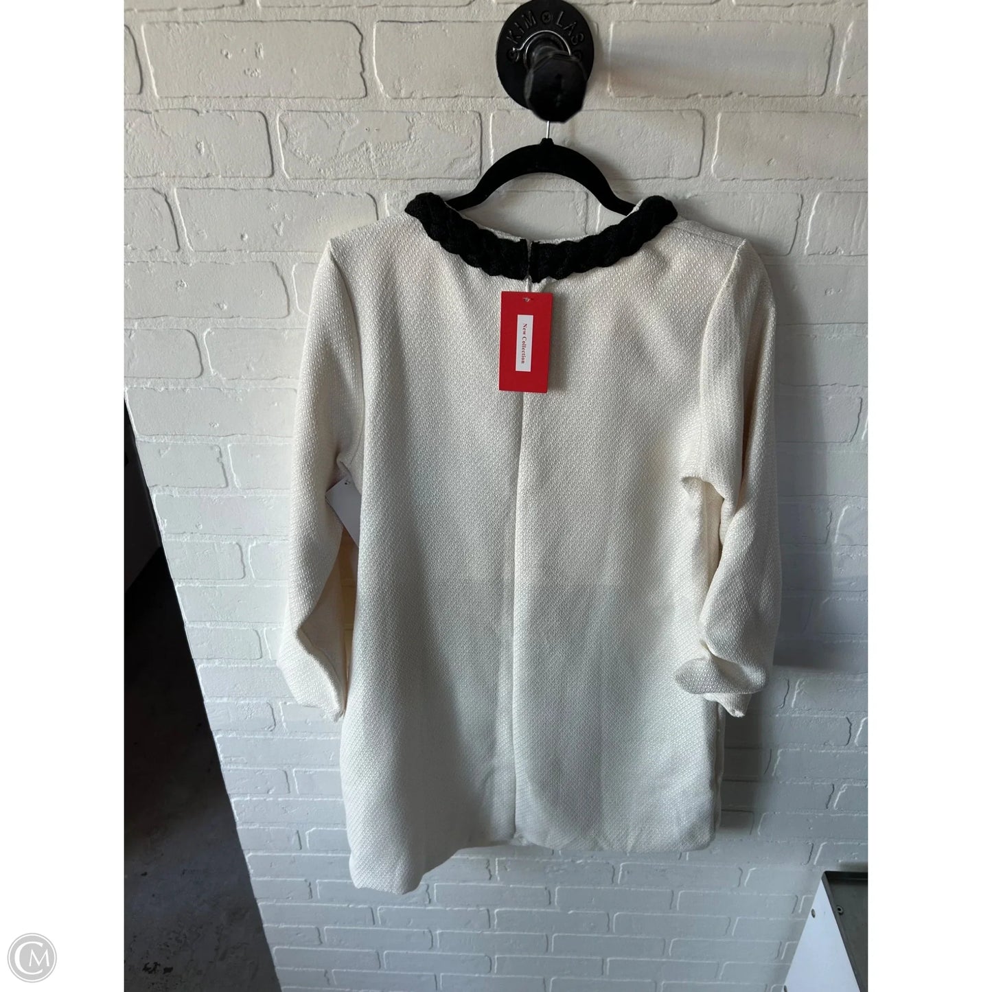 Dress Work By Clothes Mentor In Black & Cream, Size: M